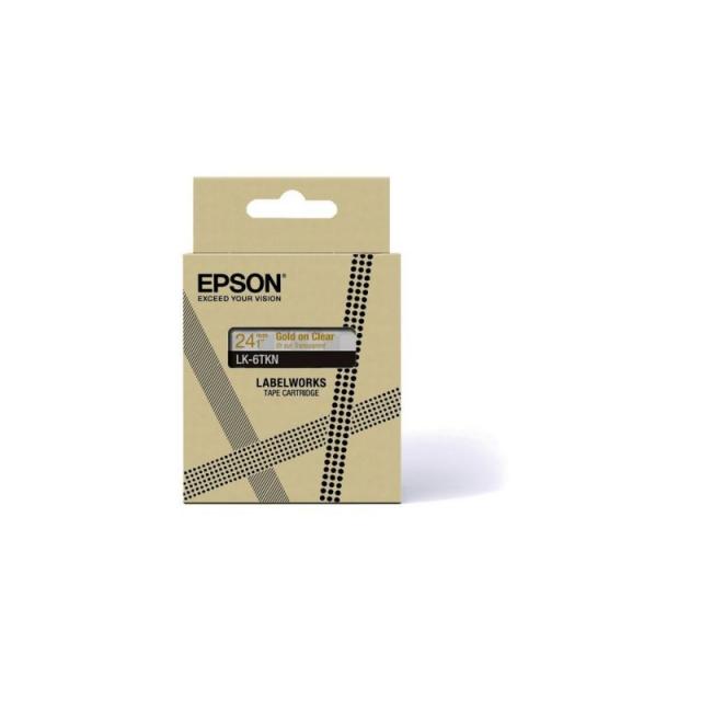 Epson - LK-6TKN Oro, Transparente