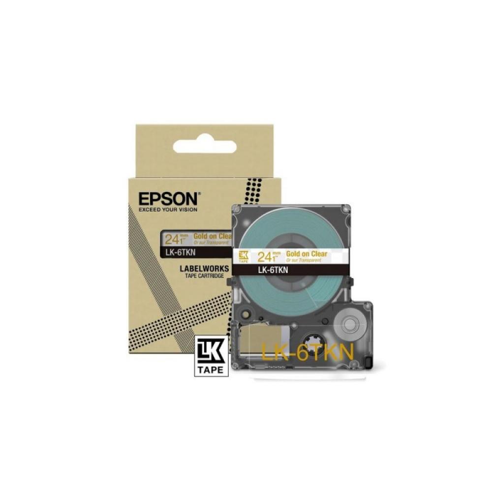 Epson - LK-6TKN Oro, Transparente