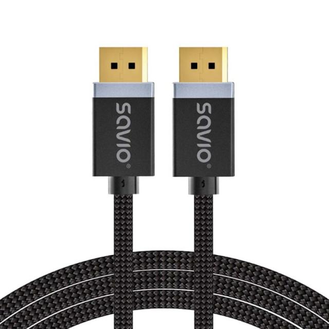 Savio - CL-176 cable DisplayPort 3 m Negro