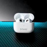 Savio - TWS-01 PRO auricular y casco Auriculares Inalámbrico Dentro de oído Música/uso diario Bluetooth Blanco