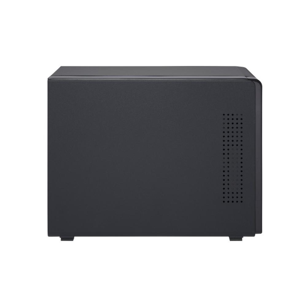 QNAP - TR-004 caja para disco duro externo Carcasa de disco duro/SSD Negro 2.5/3.5"