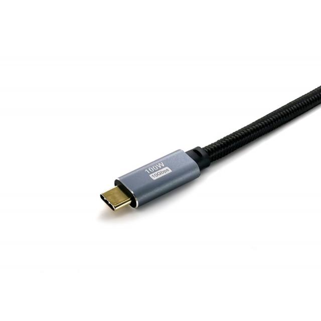 Equip - 128357 Cable USB 3.2 Gen 2 C a C, M/M, 2,0m, PD100W , 4K/60Hz, 10Gbps, Negro