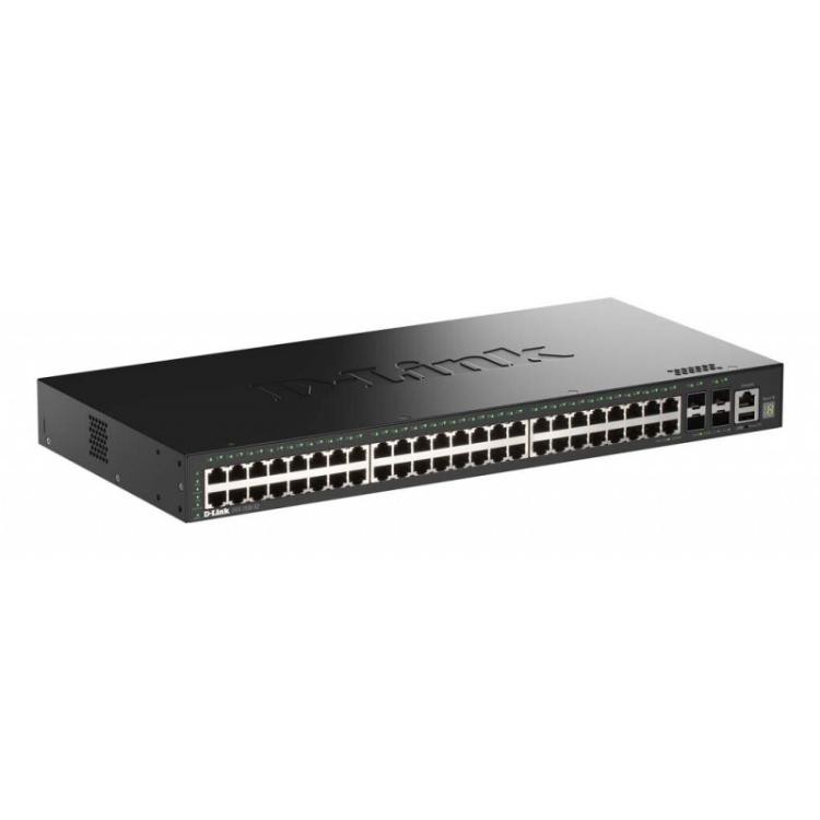 D-Link - DGS-1530-52/E switch Gestionado L2 Gigabit Ethernet (10/100/1000) Negro
