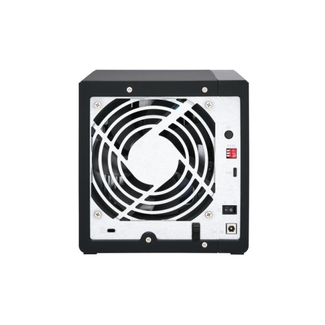 QNAP - TR-004 caja para disco duro externo Carcasa de disco duro/SSD Negro 2.5/3.5"