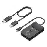 AISENS - Docking USB-C a HDMI 1080P@60Hz (Inalámbrico) 30M, 1xHDMI 4K60HZ (Cable) 2xUSB-C 1xUSB-A 1xUSB-C PD 100W, Negro
