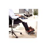 Fellowes - 8068001 soporte para el apoyo de pies Azul, Carbón vegetal, Gris