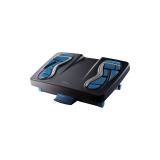 Fellowes - 8068001 soporte para el apoyo de pies Azul, Carbón vegetal, Gris