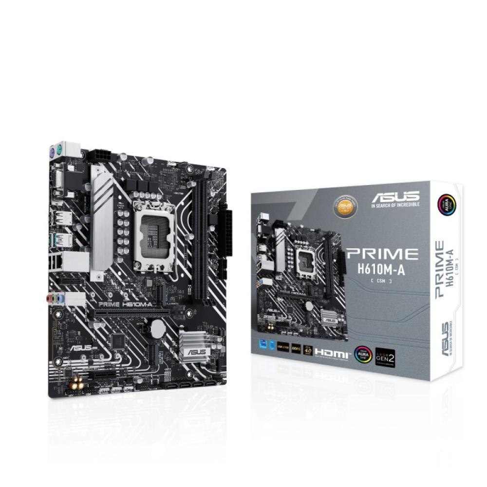 ASUS - PRIME H610M-A-CSM Intel H610 LGA 1700 micro ATX