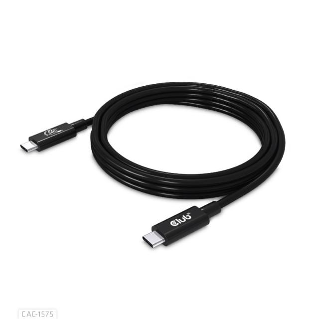 CLUB3D - CAC-1575 cable USB USB4 Gen 2x2 2 m USB C Negro