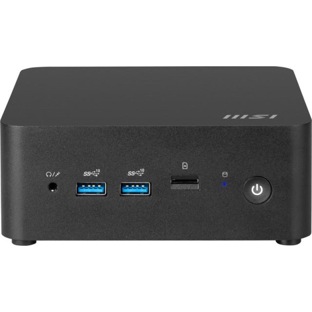 MSI - CUBI NUC 1MG-216ES PCs/estación de trabajo Intel Core 5 120U 16 GB DDR5-SDRAM 512 GB SSD Windows 11 Pro Mini PC Negro