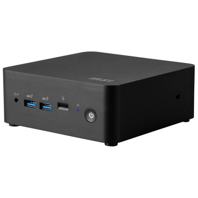 MSI - CUBI NUC 1MG-216ES PCs/estación de trabajo Intel Core 5 120U 16 GB DDR5-SDRAM 512 GB SSD Windows 11 Pro Mini PC Negro