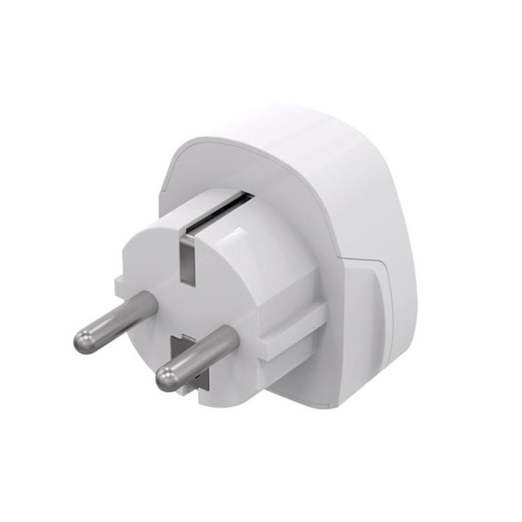 Celly - TRAVELADAPTER adaptador de enchufe eléctrico Tipo F Universal Blanco