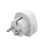 Celly - TRAVELADAPTER adaptador de enchufe eléctrico Tipo F Universal Blanco