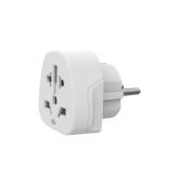Celly - TRAVELADAPTER adaptador de enchufe eléctrico Tipo F Universal Blanco