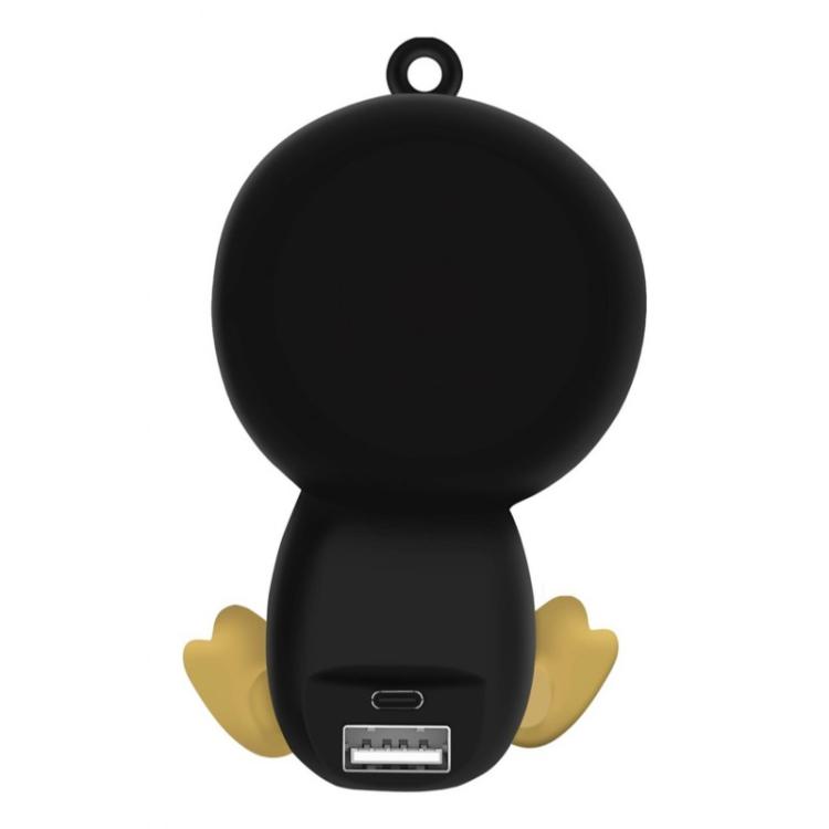 Celly - PBPENGUIN batería externa Polímero de litio 2600 mAh Negro, Blanco, Amarillo