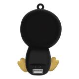 Celly - PBPENGUIN batería externa Polímero de litio 2600 mAh Negro, Blanco, Amarillo