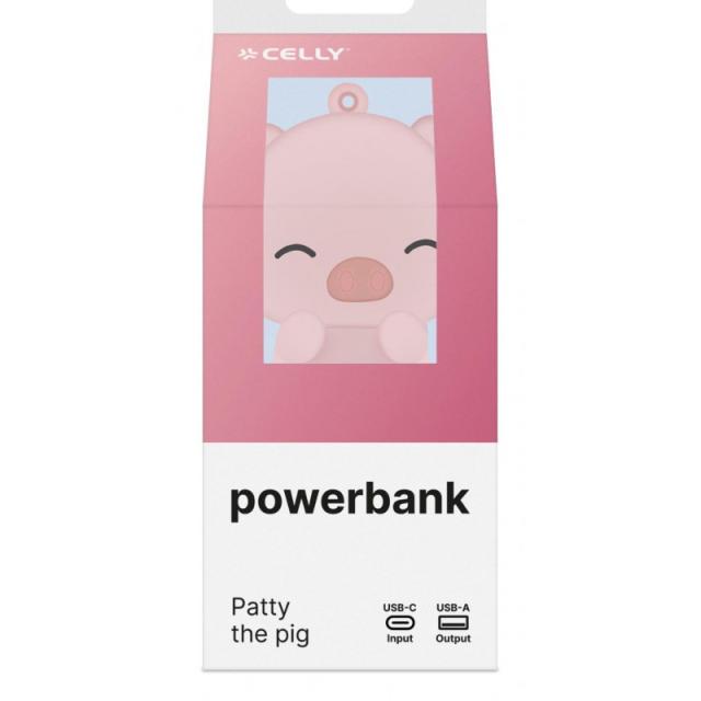 Celly - PBPIG batería externa Polímero de litio 2600 mAh Rosa