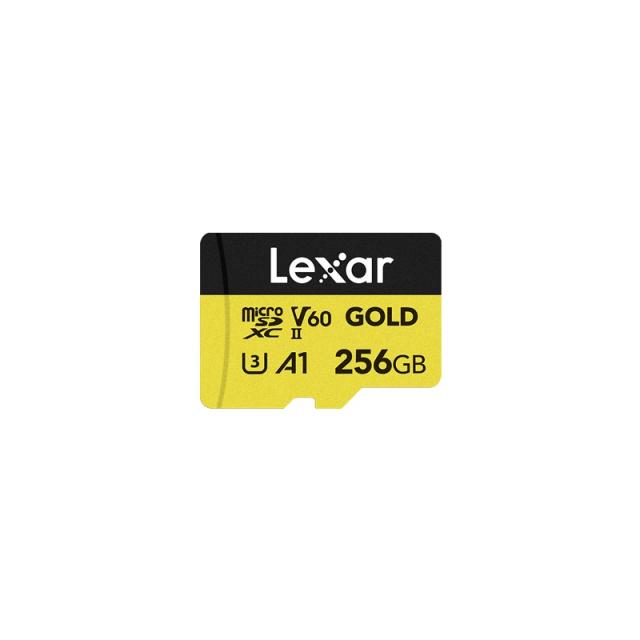 Lexar - Professional GOLD 256 GB MicroSDXC UHS-II