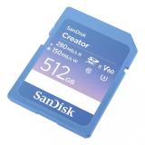 SanDisk - Creator 512 GB SDXC UHS-II Clase 10