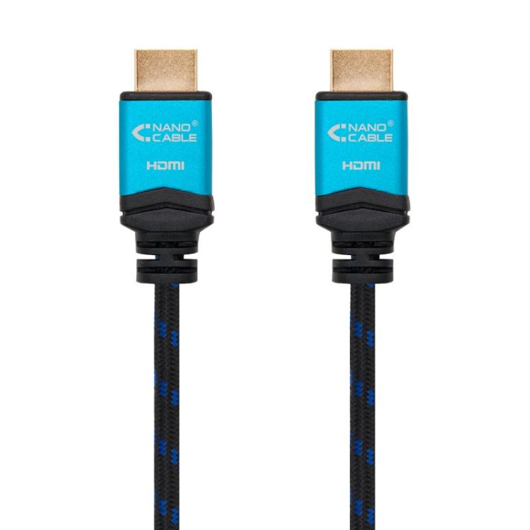 Nanocable - Cable HDMI V2.0 4K@60GHz 18 Gbps A/M-A/M, negro, 10.0 m.