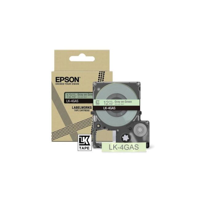 Epson - LK-4GAS Gris, Verde claro