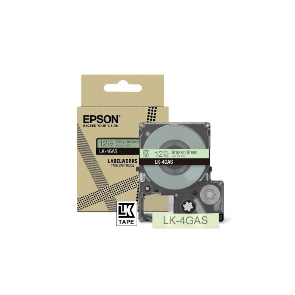 Epson - LK-4GAS Gris, Verde claro