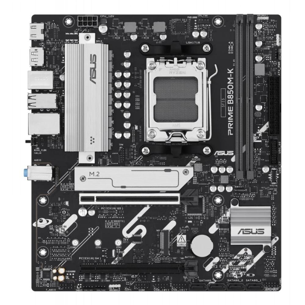 ASUS - PRIME B850M-K AMD B850 Zócalo AM5 micro ATX