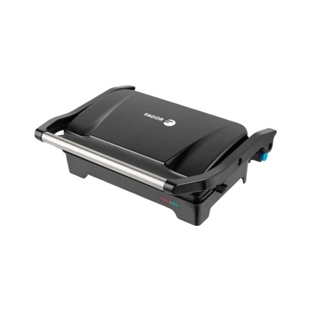 Fagor - EasyGrill sandwichera 1200 W Negro, Acero inoxidable