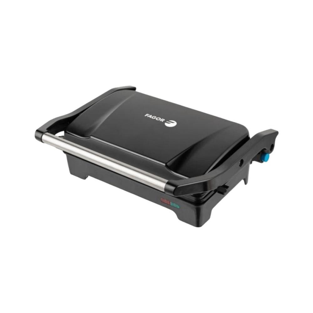 Fagor - EasyGrill sandwichera 1200 W Negro, Acero inoxidable