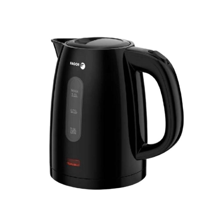 Fagor - Teya Noir tetera eléctrica 1 L 2200 W Negro
