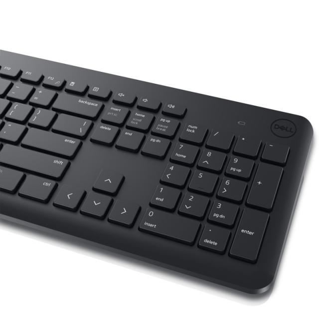 DELL - KM3322W teclado Ratón incluido Oficina RF inalámbrico QWERTY Español Negro