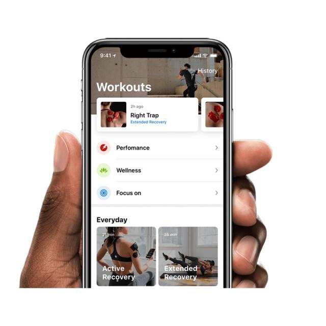 Therabody - PD DUO RED 2.0 estimulador muscular electrónico Unidad de electrodos Rojo