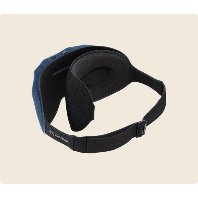 Therabody - SleepMask masajeador Cara Negro, Azul