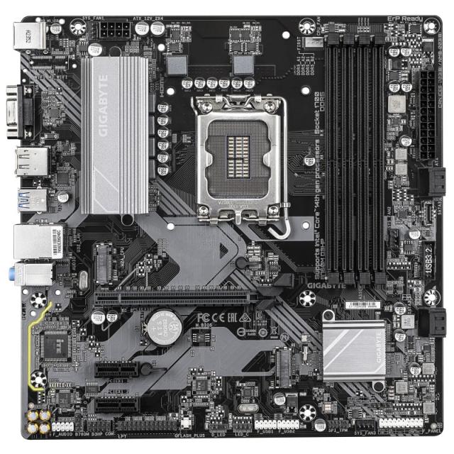 GIGABYTE - B760M D3HP Placa Base - Procesadores Intel Core de 14ª Generación, VRM de 4+1+1 fases, hasta 5600 MHz DDR5, 2xPCIe 4.
