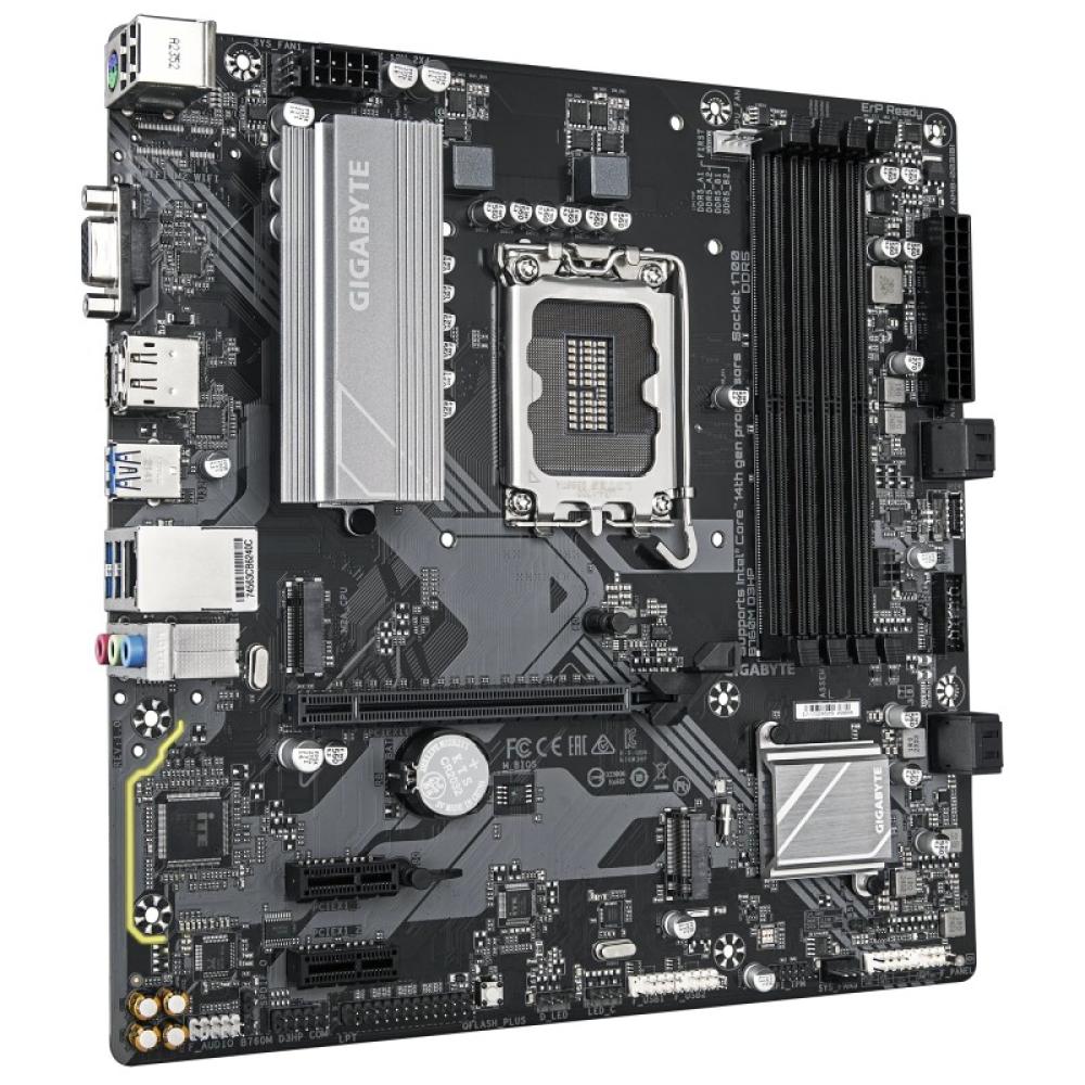 GIGABYTE - B760M D3HP Placa Base - Procesadores Intel Core de 14ª Generación, VRM de 4+1+1 fases, hasta 5600 MHz DDR5, 2xPCIe 4.