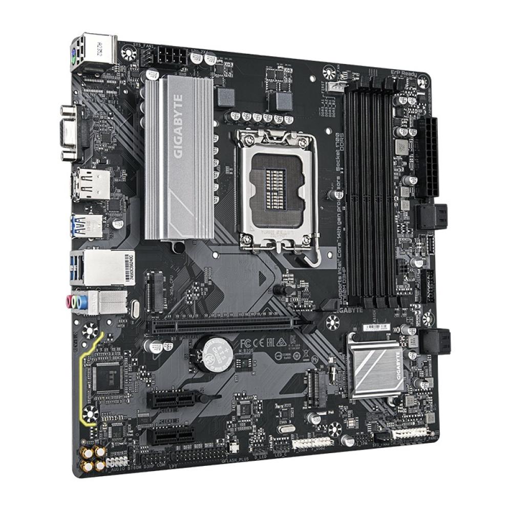 GIGABYTE - B760M D3HP Placa Base - Procesadores Intel Core de 14ª Generación, VRM de 4+1+1 fases, hasta 5600 MHz DDR5, 2xPCIe 4.