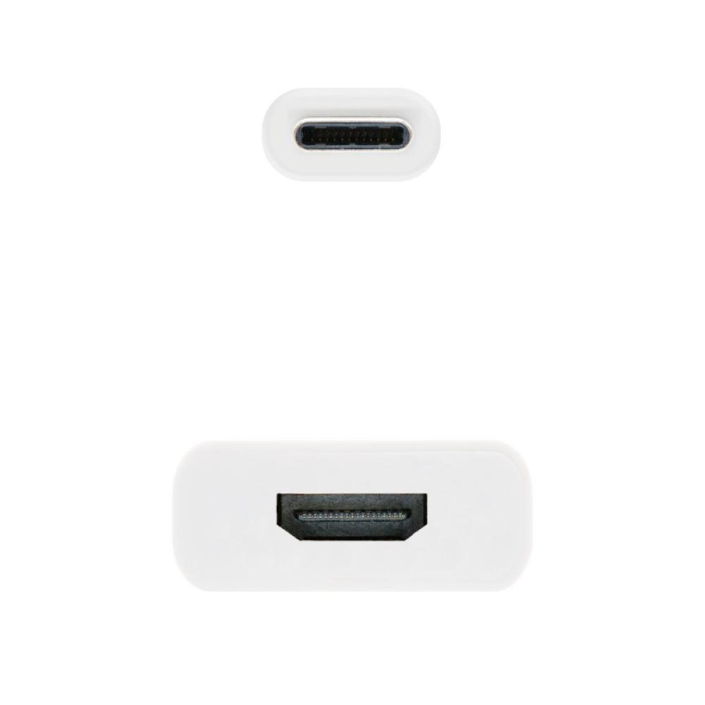 Nanocable - CONVERSOR USB-C A HDMI 4K, 15 CM