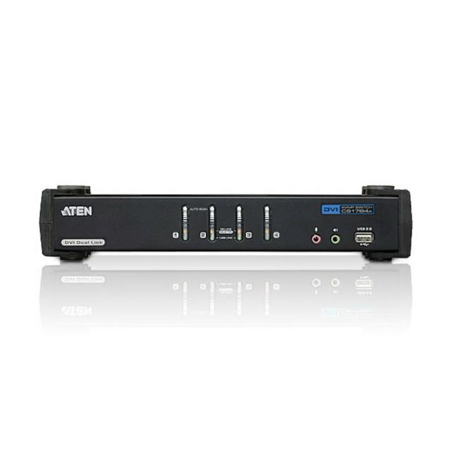 ATEN - Switch KVMP™ DVI/Audio dual link USB de 4 puertos