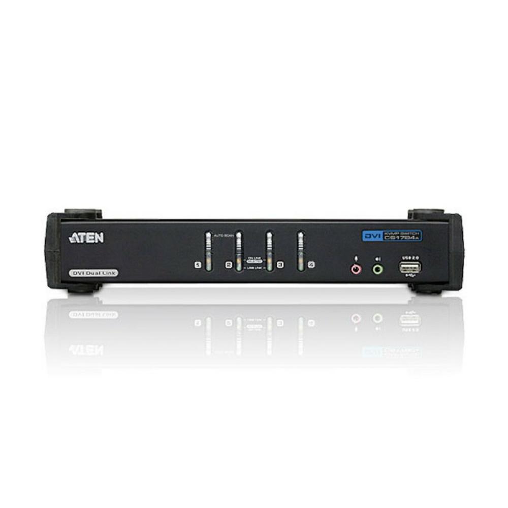 ATEN - Switch KVMP™ DVI/Audio dual link USB de 4 puertos
