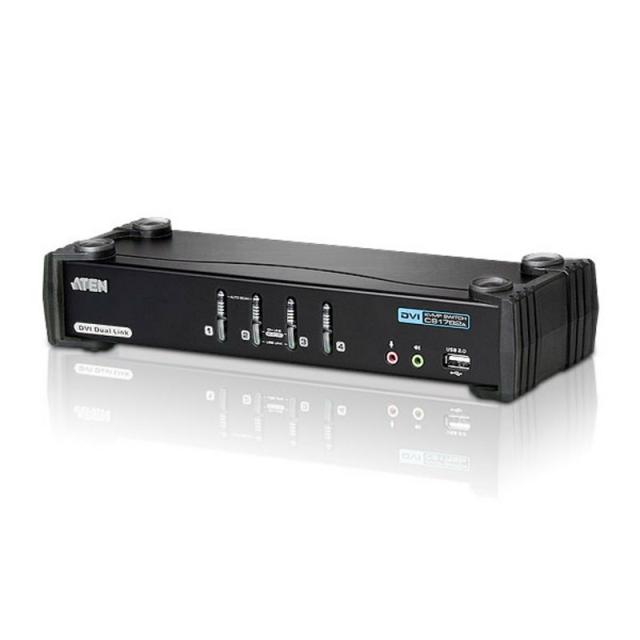 ATEN - Switch KVMP™ DVI/Audio dual link USB de 4 puertos