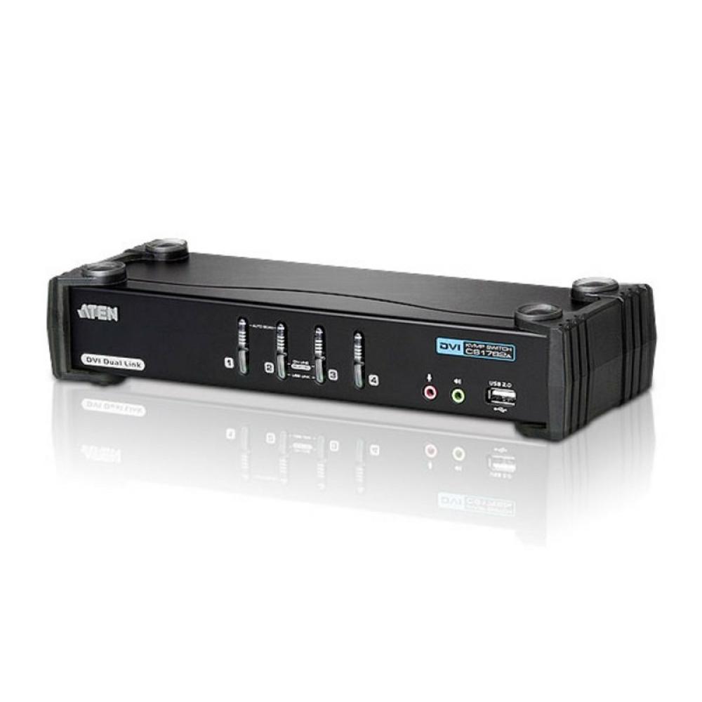 ATEN - Switch KVMP™ DVI/Audio dual link USB de 4 puertos