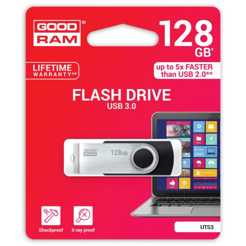Goodram - UTS3 unidad flash USB 128 GB USB tipo A 3.2 Gen 1 (3.1 Gen 1) Negro