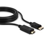 Lindy - 36920 adaptador de cable de vídeo 0,5 m DisplayPort HDMI tipo A (Estándar) Negro