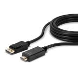 Lindy - 36920 adaptador de cable de vídeo 0,5 m DisplayPort HDMI tipo A (Estándar) Negro