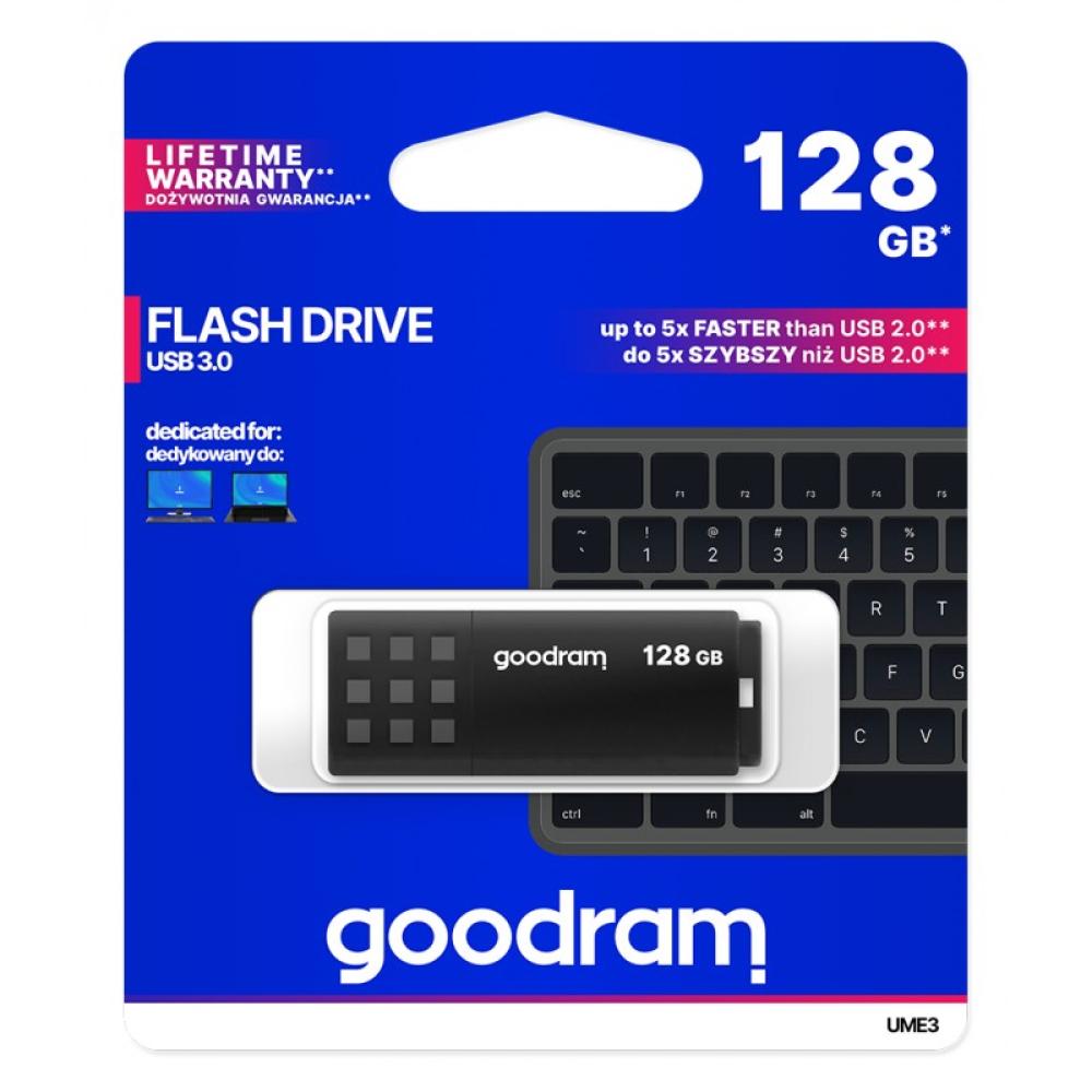 Goodram - UME3 unidad flash USB 128 GB USB tipo A 3.2 Gen 1 (3.1 Gen 1) Negro