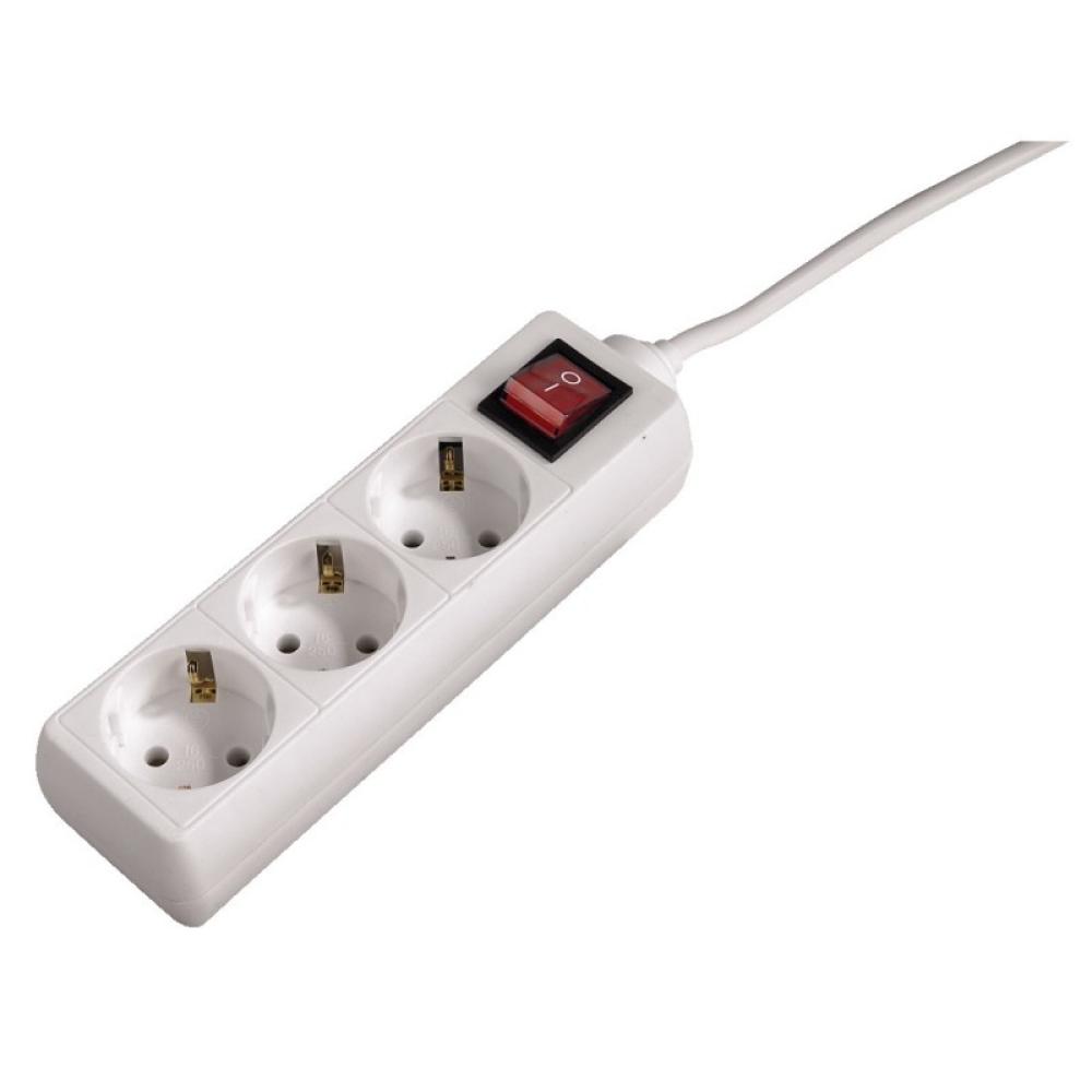 Hama - 1.4m, 10-Way Power Strip, Blanco