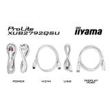 iiyama - ProLite XUB2792QSU-W6 pantalla para PC 68,6 cm (27") 2560 x 1440 Pixeles Quad HD LED Blanco