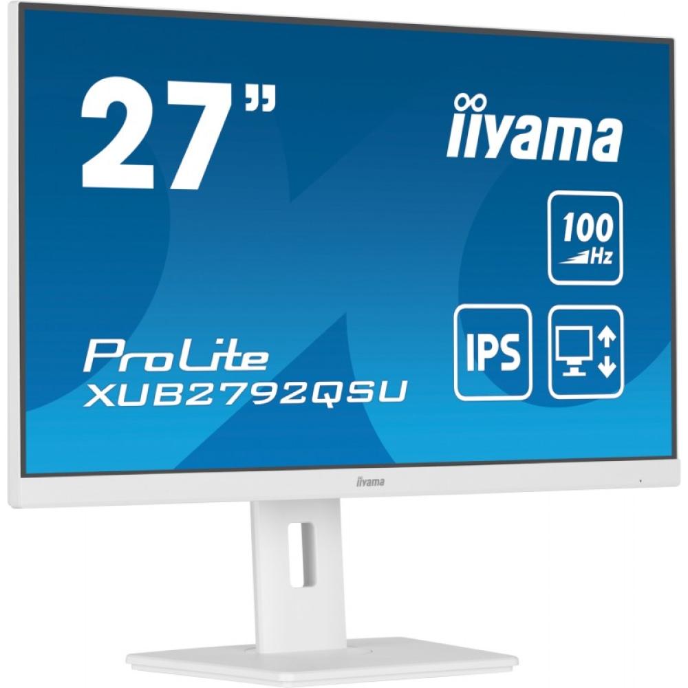 iiyama - ProLite XUB2792QSU-W6 pantalla para PC 68,6 cm (27") 2560 x 1440 Pixeles Quad HD LED Blanco