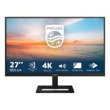 Philips - 1000 series 27E1N1800AE/00 pantalla para PC 68,6 cm (27") 3840 x 2160 Pixeles 4K Ultra HD LED Negro