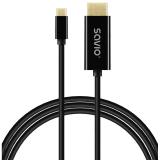 Savio - Cl-190 cable USB 1 m USB C Negro